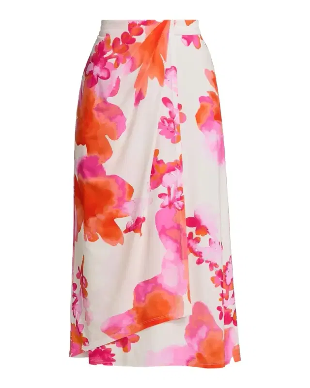 Brielle Floral Midi-Skirt