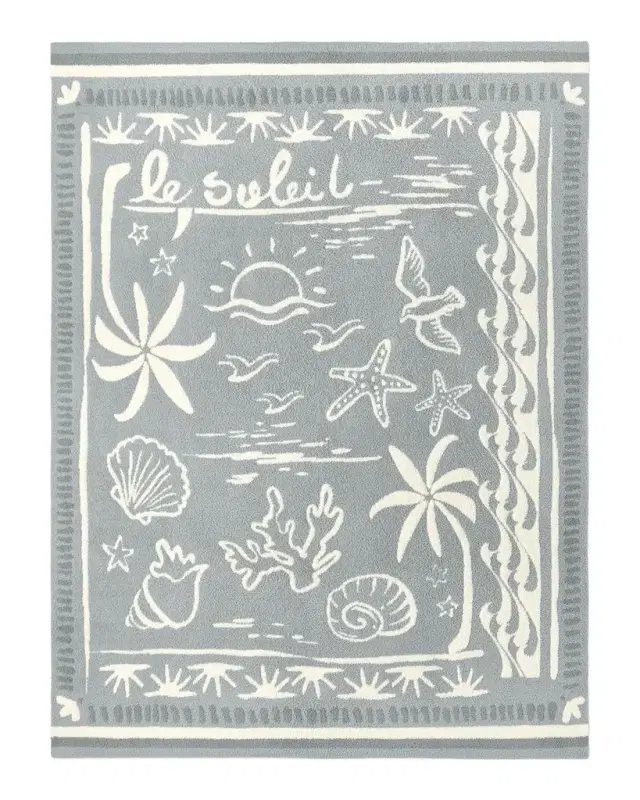 Barefoot Dreams CozyChic Le Soleil Throw, 54" x 72"