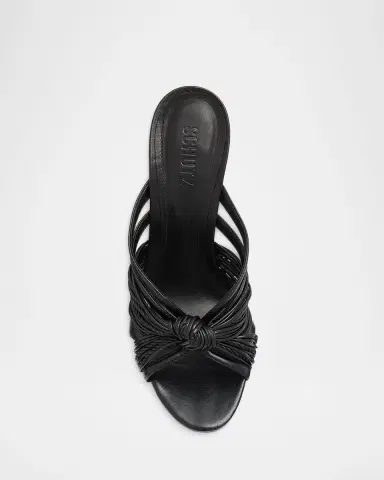 Schutz Gaya 100MM Knotted Leather Sandals | Thumbnail 3 Schutz Gaya 100MM Knotted Leather Sandals | Thumbnail 3