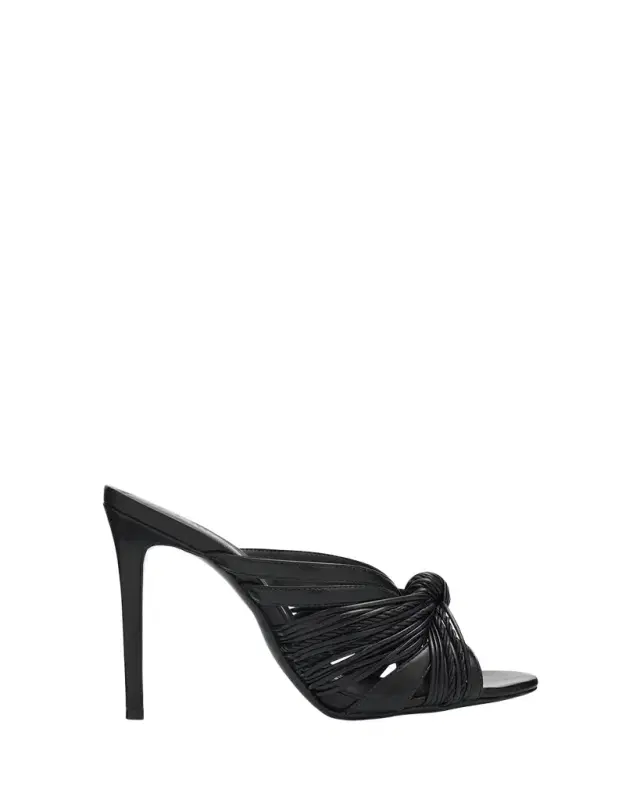 Schutz Gaya 100MM Knotted Leather Sandals