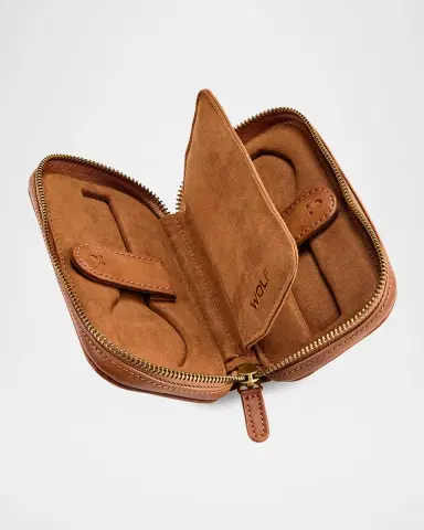 Wolf Brogue 2-Piece Watch Zip Case | Thumbnail 4 Wolf Brogue 2-Piece Watch Zip Case | Thumbnail 4