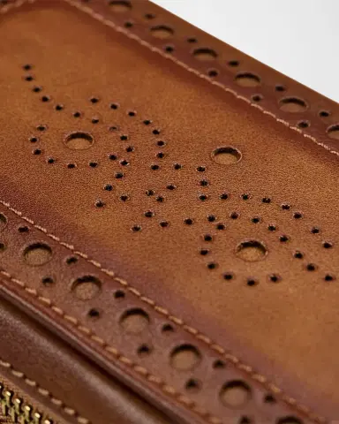 Wolf Brogue 2-Piece Watch Zip Case | Thumbnail 6 Wolf Brogue 2-Piece Watch Zip Case | Thumbnail 6