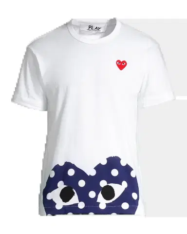 Comme des Garçons Half Polka Dot Graphic Tee | Thumbnail 2 Comme des Garçons Half Polka Dot Graphic Tee | Thumbnail 2