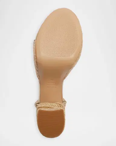 Schutz 100mm Nara Metallic Leather Espadrille Platform Sandals | Thumbnail 7 Schutz 100mm Nara Metallic Leather Espadrille Platform Sandals | Thumbnail 7