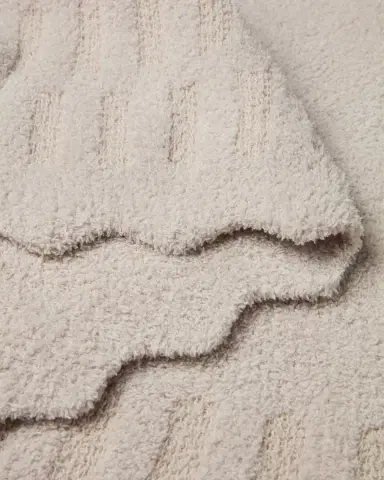 Barefoot Dreams CozyChic Cotton Shell Texture Throw, 54" x 72" | Thumbnail 3 Barefoot Dreams CozyChic Cotton Shell Texture Throw, 54" x 72" | Thumbnail 3