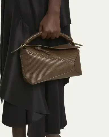 LOEWE Puzzle Edge Small Calfskin Top-Handle Bag | Thumbnail 2 LOEWE Puzzle Edge Small Calfskin Top-Handle Bag | Thumbnail 2