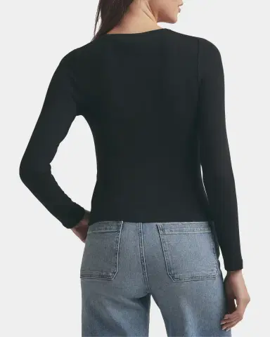 Favorite Daughter Rib-Knit Long-Sleeve Top | Thumbnail 2