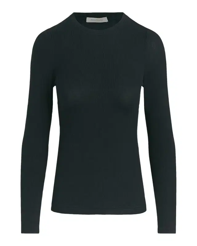 Favorite Daughter Rib-Knit Long-Sleeve Top