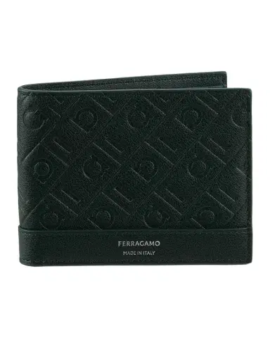Ferragamo MD Embossed Gancio Bi-Fold Wallet | Thumbnail 1