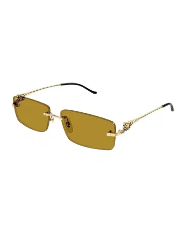Cartier Men's Rimless Metal Rectangle Sunglasses | Thumbnail 1 Cartier Men's Rimless Metal Rectangle Sunglasses | Thumbnail 1