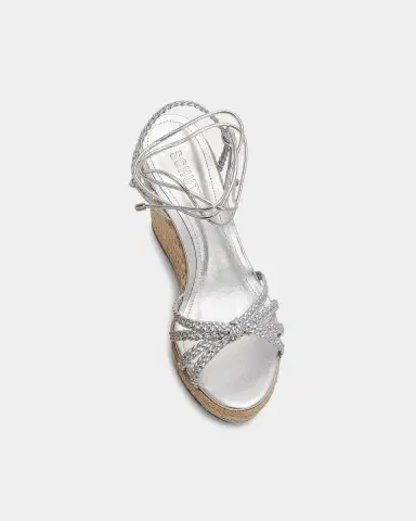 Schutz Adele 95MM Leather Ankle-Wrap Wedge Sandals | Thumbnail 2 Schutz Adele 95MM Leather Ankle-Wrap Wedge Sandals | Thumbnail 2