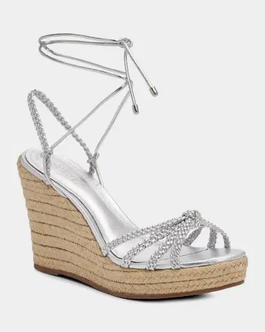 Schutz Adele 95MM Leather Ankle-Wrap Wedge Sandals | Thumbnail 3 Schutz Adele 95MM Leather Ankle-Wrap Wedge Sandals | Thumbnail 3