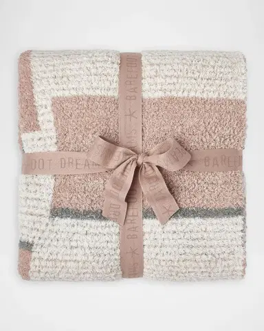 Barefoot Dreams Cozychic Cotton Playa Checkered Throw Blanket | Thumbnail 3 Barefoot Dreams Cozychic Cotton Playa Checkered Throw Blanket | Thumbnail 3