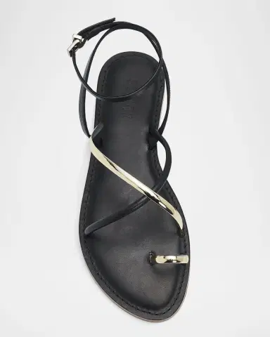 Schutz Valeria Leather Sandals | Thumbnail 4