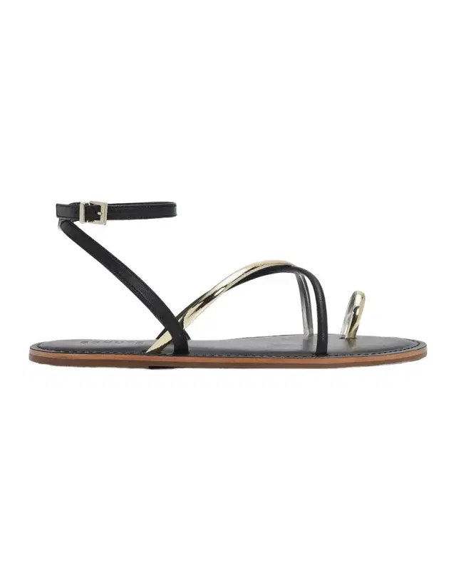 Schutz Valeria Leather Sandals