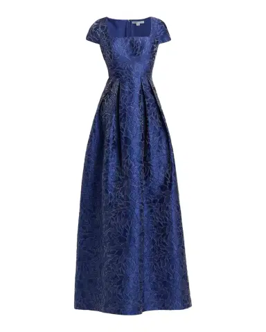 Kay Unger New York Ophelia Jacquard Gown | Thumbnail 1 Kay Unger New York Ophelia Jacquard Gown | Thumbnail 1