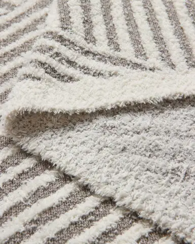 Barefoot Dreams CozyChic Cotton Linea Mixed Stripe Throw, 54" x 72" | Thumbnail 3