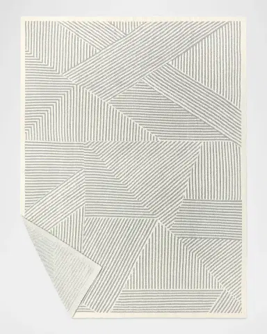 Barefoot Dreams CozyChic Cotton Linea Mixed Stripe Throw, 54" x 72" | Thumbnail 4