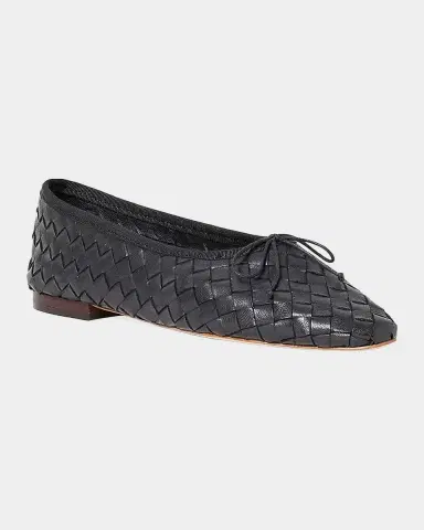 Loeffler Randall Landry Woven Leather Ballerina Flats | Thumbnail 2