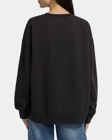 Ganni Isoli Daisy Cotton Jersey Crewneck Sweatshirt | Thumbnail 3 Ganni Isoli Daisy Cotton Jersey Crewneck Sweatshirt | Thumbnail 3