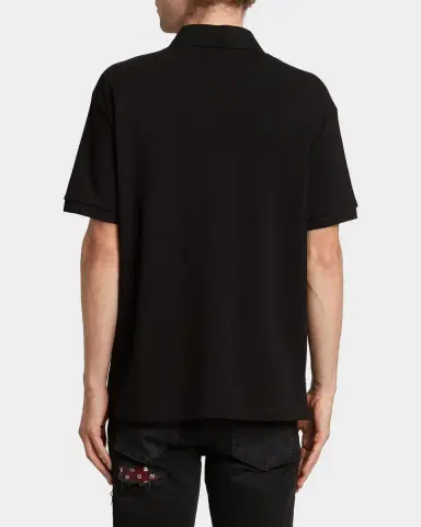 AMIRI Men's Embroidered MA Quad Polo Shirt | Thumbnail 3