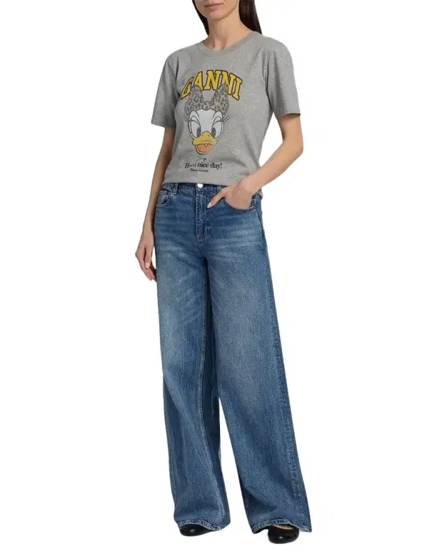 Daisy Cotton Jersey T-Shirt