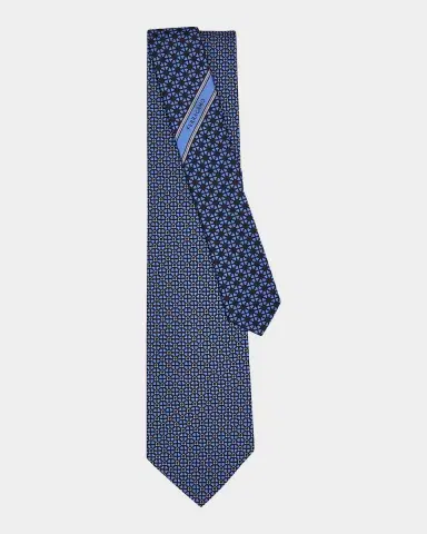 Ferragamo Ada Gancio Woven Silk Tie | Thumbnail 3