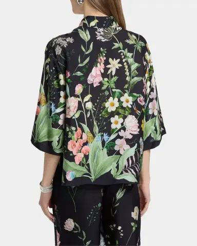 Cara Cara Printed Boxy Short-Sleeve Top | Thumbnail 3