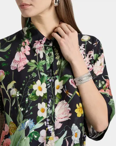 Cara Cara Printed Boxy Short-Sleeve Top | Thumbnail 5