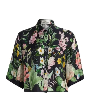 Cara Cara Printed Boxy Short-Sleeve Top | Thumbnail 1
