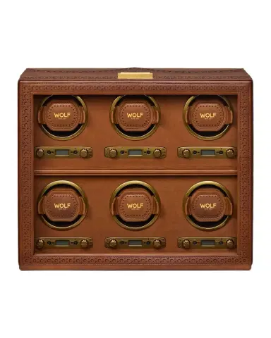 WOLF Brogue 6-Piece Watch Winder | Thumbnail 1