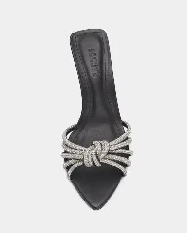 Schutz Pearline 75MM Crystal-Embellished Leather Mules | Thumbnail 3 Schutz Pearline 75MM Crystal-Embellished Leather Mules | Thumbnail 3