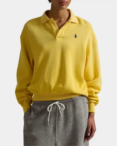 Polo Ralph Lauren Polo-Collar Fleece Pullover | Thumbnail 4