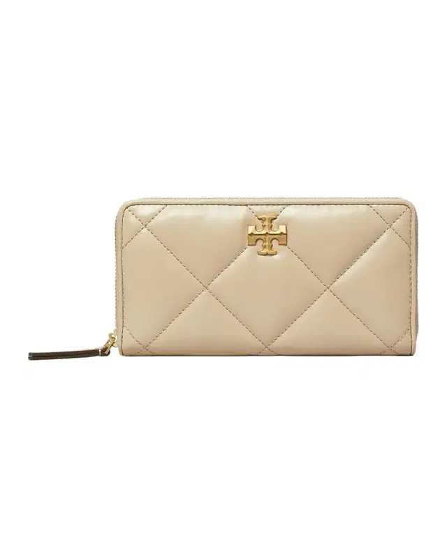 Tory Burch Kira Diamond-Quilted Leather Continental Wallet