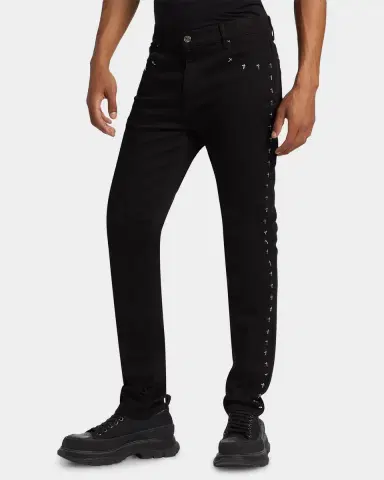 RTA Bryant Cross Stretch High-Rise Slim-Fit Jeans | Thumbnail 7 RTA Bryant Cross Stretch High-Rise Slim-Fit Jeans | Thumbnail 7