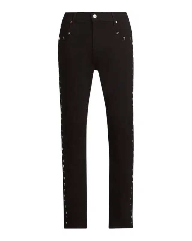Bryant Cross Stretch High-Rise Slim-Fit Jeans