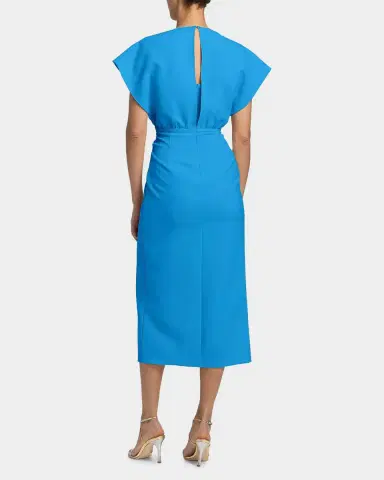 Prabal Gurung Jackie Twist-Front Midi-Dress | Thumbnail 3 Prabal Gurung Jackie Twist-Front Midi-Dress | Thumbnail 3