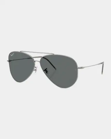 Ray-Ban RBR0101S 59MM Reverse Aviator Sunglasses | Thumbnail 2