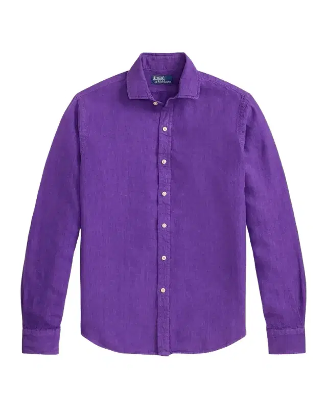 Linen Button-Front Shirt