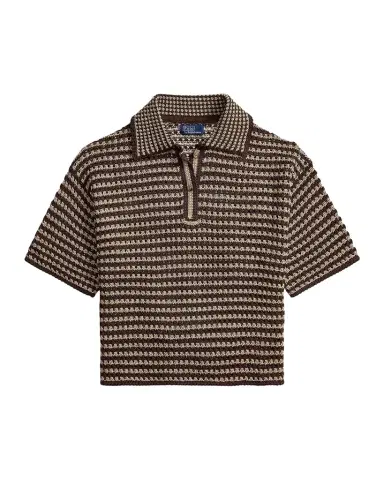 Polo Ralph Lauren Striped Knit Cotton Polo Shirt | Thumbnail 1
