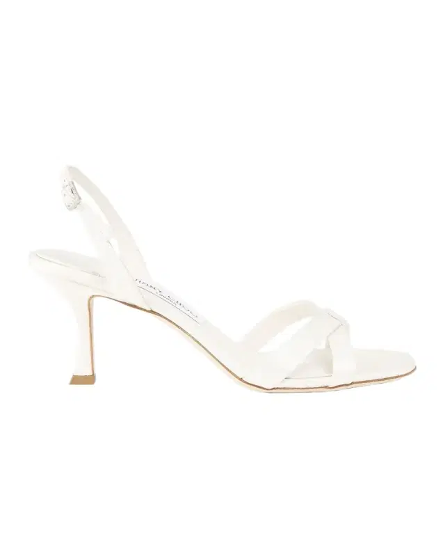 Jimmy Choo Elsy 70MM Satin Slingback Sandals
