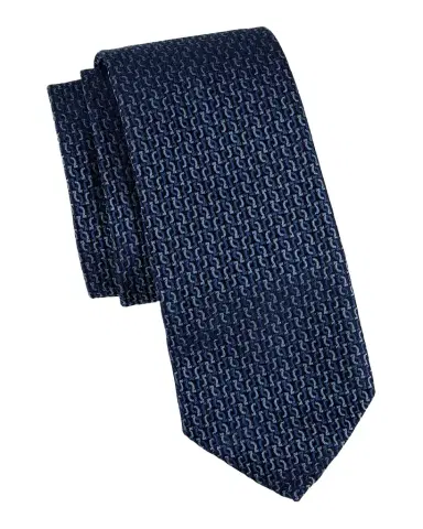 Ferragamo Jacquard Silk Tie | Thumbnail 1
