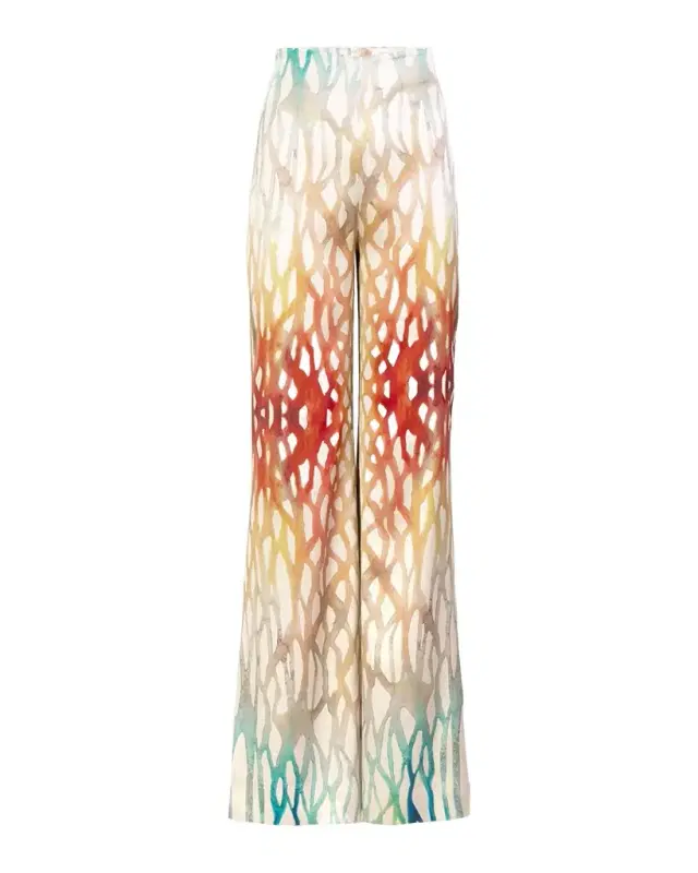 Andi Silk Coral Pants