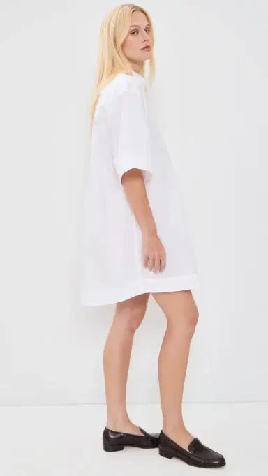 ATM Anthony Thomas Melillo Shirt Dress White S | Thumbnail 4