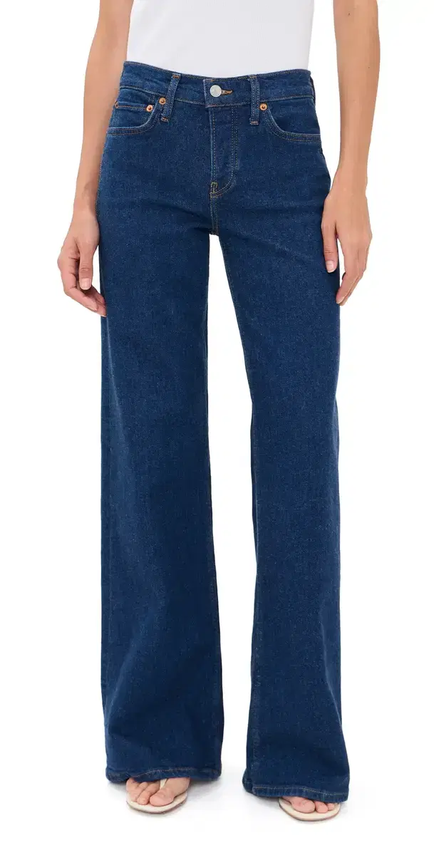 RE/DONE Wide Leg Jeans Dark Star