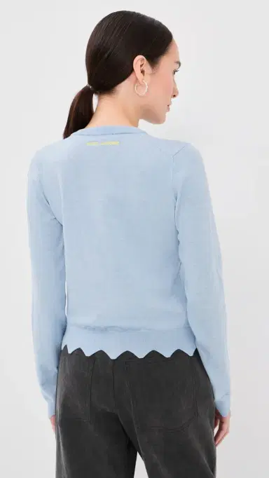 Marc Jacobs Scallop Daisy Cardigan Blue Mist | Thumbnail 3