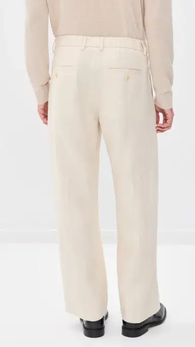 NN07 Kay Linen Relaxed Pleated Trousers | Thumbnail 3