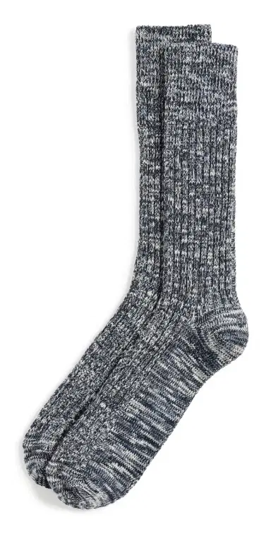 NN07 Sheerwood Socks Navy Blue | Thumbnail 1