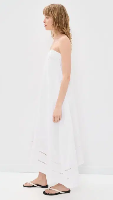 Onia Square Neck Handkerchief Dress White | Thumbnail 4 Onia Square Neck Handkerchief Dress White | Thumbnail 4