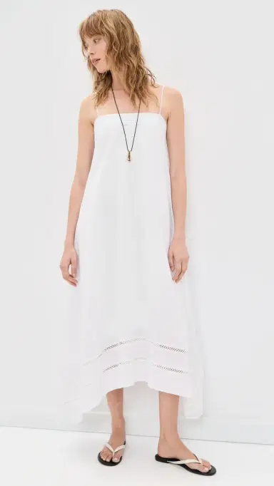 Onia Square Neck Handkerchief Dress White | Thumbnail 5 Onia Square Neck Handkerchief Dress White | Thumbnail 5